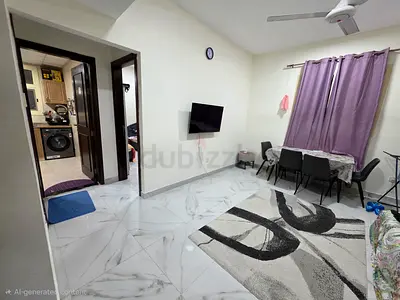 Fully furnished 1 bhk for monthly rent AED 3000 Muweilah