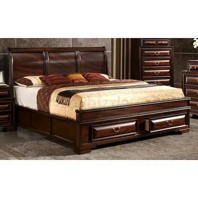 Super King Wooden Bed Set (Bed with Drawers, Chest of Drawers  Night Stands)