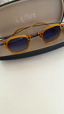 Lufian Hexagonal Sunglasses with Case