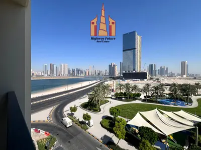 Luxury 2 Bedroom Apartment | Spacious 1,560 Sq.Ft | Balcony | Open View | Sea View & Park View | Cyan Beach Residence, Maryam Island
