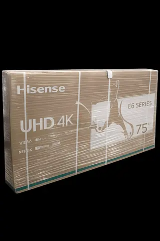 Hisense 75 UHD 4K Smart TV (E6 Series) - Brand New, Sealed