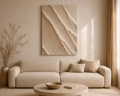 Original Textured Canvas Artwork 160 x 120 cm | Minimalist Wall Decor