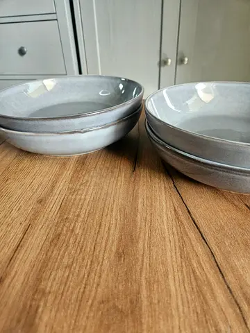 Nice Grey Ceramic Plates - Godd Condition
