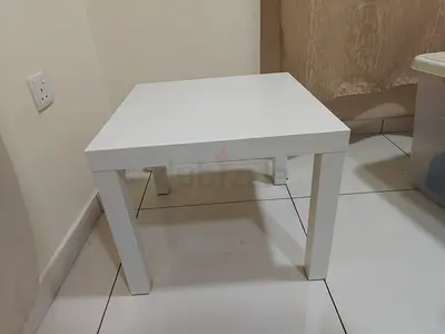 White IKEA Lack Side Table
