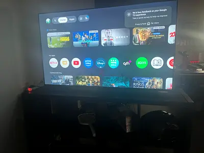 55-65 inch Smart LED TV with Android TV interface - Good condition