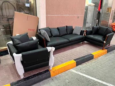 Selling luxury sofa 3+1+1 brand new pure lavender