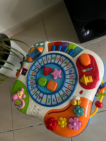 Educational activity center toy with lights and music - good condition
