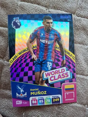 Panini Daniel munoz world class card Premier league 2025