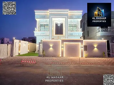 Villa for sale on Sheikh Bin Zayed Road, including registration and ownership fees, on a main street, close to a park.