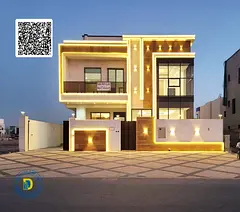 For sale, price includes air conditioning and registration fees: Modern 6-bedroom villa with a roof