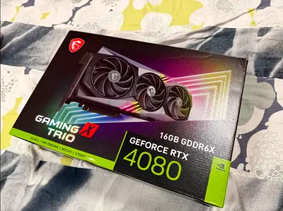 MSI GeForce RTX 4080 16GB GDDR6X Gaming X Trio Graphics Card