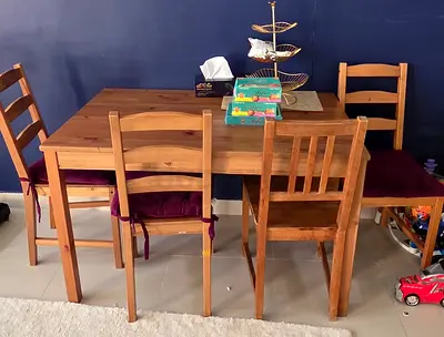 IKEA Dining Table with 4 Chairs – Excellent Condition