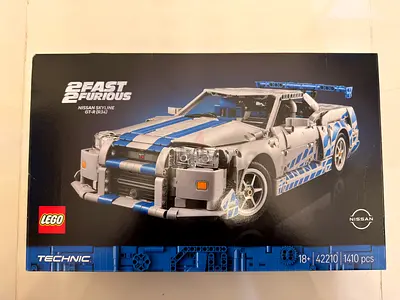 LEGO TECHNIC 2 FAST 2 FURIOUS GTR R34 42210 SEALED BOX
