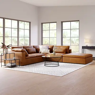Elegant modern 4 seater L shape Sofa