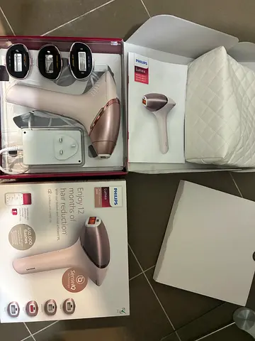 Philips Lumea IPL Cordless Hair Removal Device (Rose Gold) - Used twice