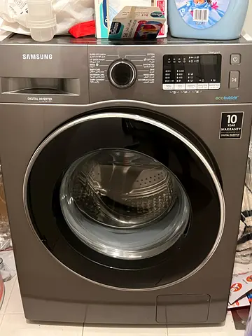 Samsung Front Load Washing Machine - 8kg (Dark Grey) - Excellent Condition