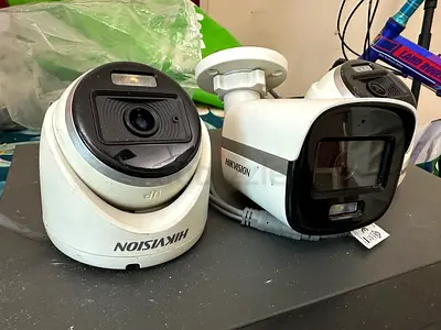 Hikvision security cameras - dome and bullet (used)