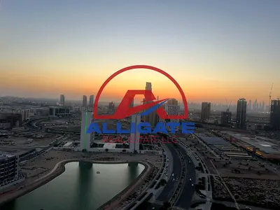 Furnished Studio | Balcony | Lake & Skyline View