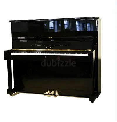 MIKI 36 upright Piano  Bench.  ( Yamaha Product). JAPAN MADE. Glossy Black. Free delivery  Tuning.