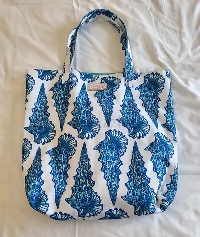 Lilly Pulitzer for Estee Lauder Canvas Tote Bag New / Original