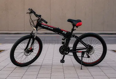 Used Black Mountain Bike (Rear wheel shown) - Good Condition