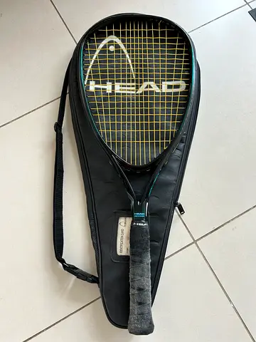 Used Head Tennis Racket with Cover - Good Condition