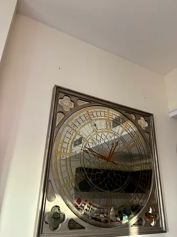 mirror clock for sale