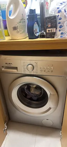ELBA Front Load Washing Machine - 6kg, Silver, Good Working Condition - as good as new.Rarely used