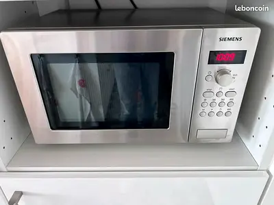 Siemens stainless steel microwave oven - good condition