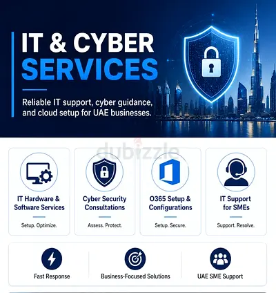 IT  Cyber Services in UAE | Hardware, Software, O365  Cyber Security Support