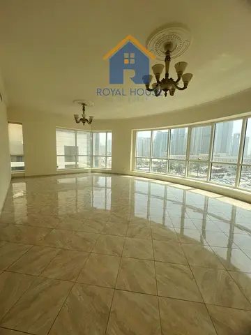 🚨Luxury 3BR in Al Majaz 3 | Al Qasba View + 1 Month Free