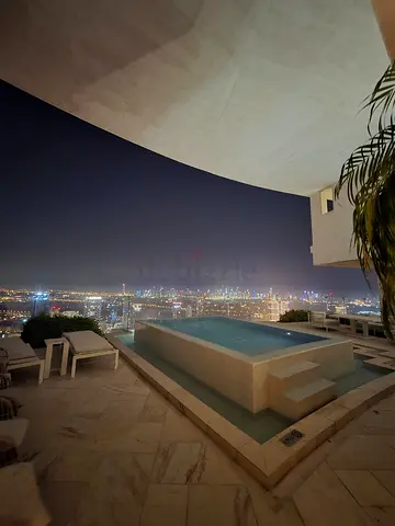 47th floor 2 bedroom with private sky pool in jvc