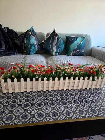 Long Flower Vase with flowers 💐