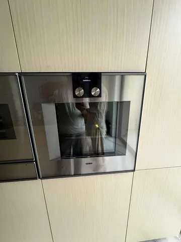 Gaggenau 400 series latest model built-in electric oven, microwave and warming drawer