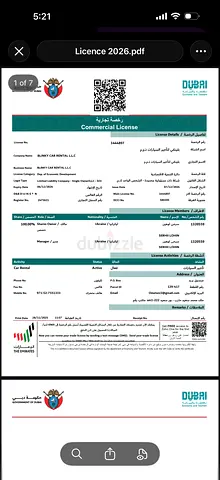 Full Rent a Car company or just licence