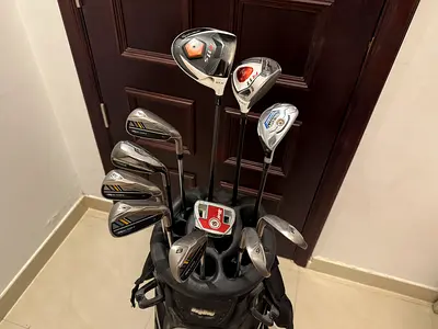 TaylorMade R Bladez x R11S Golf Set RH Right Handed Driver Wood Irons Putter Golf Bag R Flex Regular