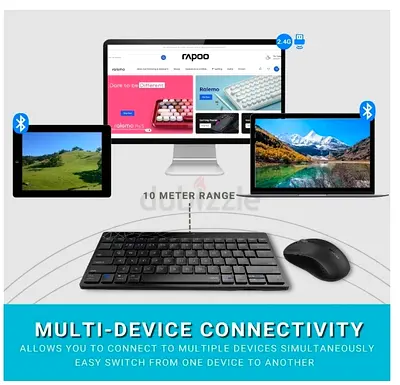 RAPOO Combo - Multi-mode Wireless Keyboard  Mouse 8000M