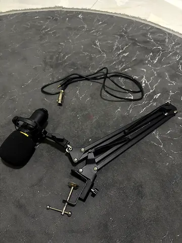 XLR Condenser Microphone with Boomarm