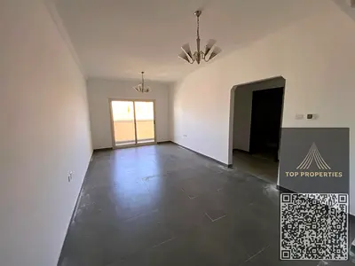 One bedroom and living room for annual rent in Al Nuaimiya, opposite Emirates Markets, directly on Al Ittihad Street and near the bus station.