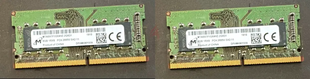 Micron 8GBX8GB (16GB) DDR4 RAM