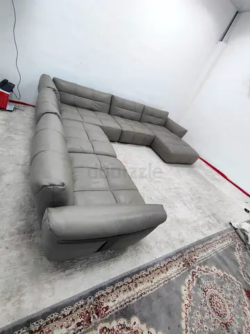 Real pure leather natuzzi Italia luxury comfortable sofa