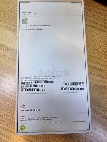 iPhone 17 pro original packaging