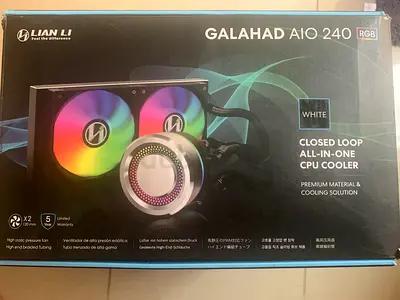 Lian Li Galahad AIO 240 RGB White - Closed Loop CPU Cooler
