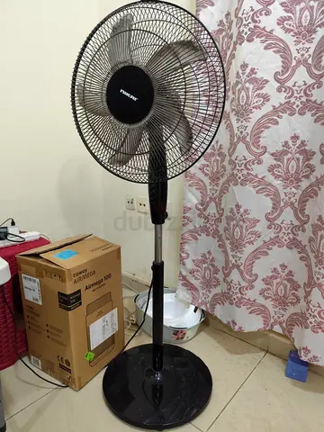 Used Pedestal Standing Fan - Functional, Good Condition