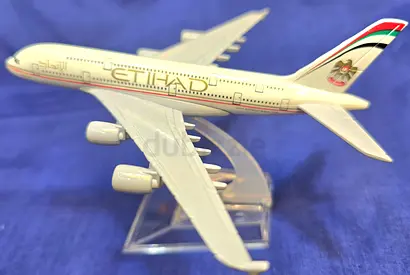 Beautiful brand new Ethiad model plane 16 cms big is available for sale.