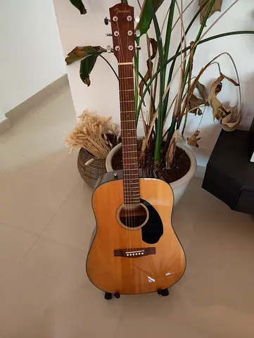 Fender Accoustic Guitar - CD 60S DREAD NAT WN - like new