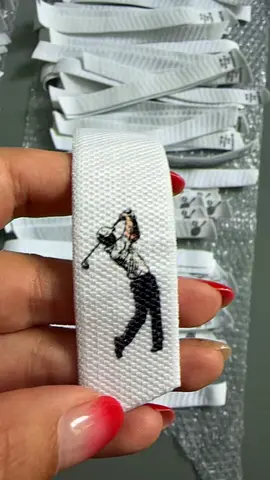 White Elastic Golf Theme Bands Collection for whoop fitness band