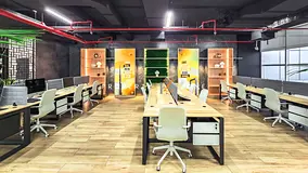 2 Offices Combined | Seats 50 | Furnished | Vacant