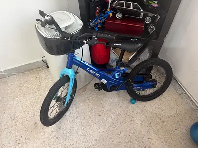 Kids blue bicycle — good condition