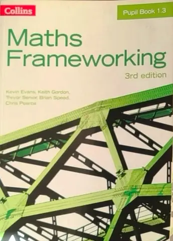 Collins Maths Frameworking Pupil Book 1.3 (3rd edition)